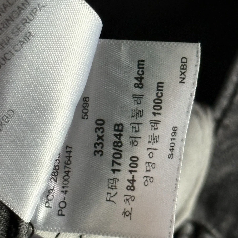 Levi's Jeans Men 33x30 Black 512‎ Slim Taper Fit Denim Classic Casual Everyday